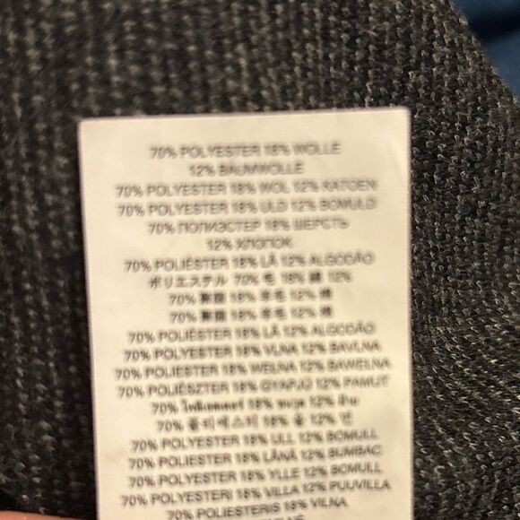 Michael Kors Office Siren Corpcore Grey Mid Rise Wool Blend Flared Pants Size 8 - Picture 10 of 11